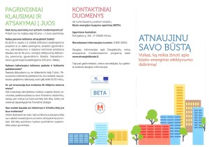 Atnaujinu savo busta - pagrindiniai klausimai ir atsakymai i juos